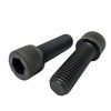 Newport Fasteners 3/8"-16 Socket Head Cap Screw, Black Oxide Alloy Steel, 1-1/4 in Length, 100 PK 487978-100